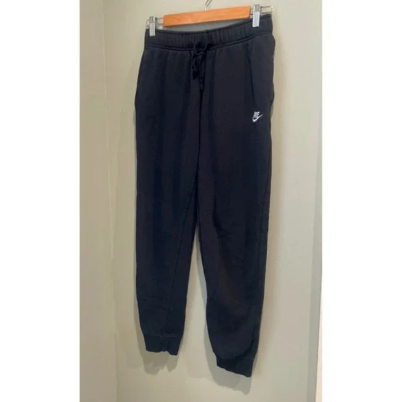 Nike Women Jogger Sweatpants Black Size S Casual Athleisure Lounge - Picture 2 of 4
